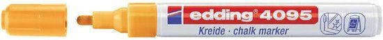 edding 4095 Krijtstift - Neon Oranje - Ronde Punt 2-3mm - 10 Stuks