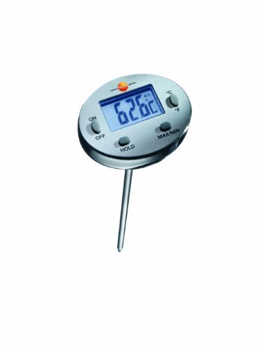 Testo SE & Co.KGaA Testo 0560 1113 waterdichte mini-thermometer, lengte 120 mm, tot +230 °C, met beschermhuls voor sensorbuis