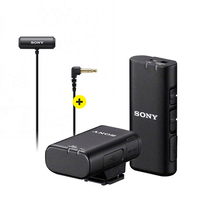 Sony Sony Multi-interface Shoe Compatible Wireless Microphone met Compact Stereo Lavalier microphone kit
