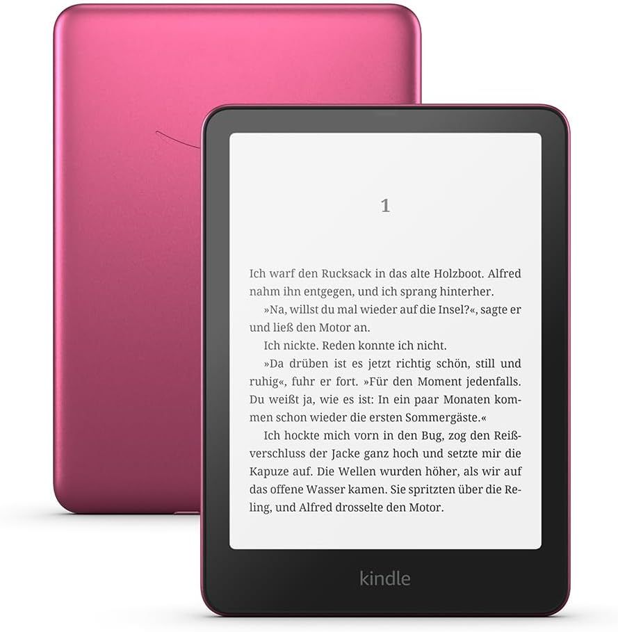 Amazon Kindle Paperwhite Signature Edition e-book reader - 7" - 32 GB - Wifi - Black, Rose