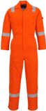 Portwest Lichtgewicht Vlamvertragende Antistatische Overall FR28 Oranje XXXL