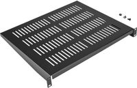 Renkforce RF-7116966 19 inch Apparaatbodem voor patchkast 1 HE Geschikt voor kastdiepte: vanaf 400 mm Zwart