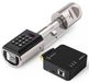 Serrure intelligente avec passerelle WLAN, RFID, IP65, acier inoxydable
