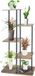 Marque non spécifiée Support de plantes à 5 niveaux de 86 cm - Support de fleurs en bois pour intérieur et extérieur