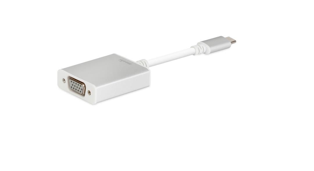 Moshi USB-C to VGA Adapter - Wit/Zilver