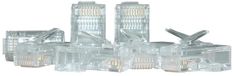 Digitus Serie - Onbeschermde RJ45-stekker - Cat. 5e - 100 stuks - Transparante Behuizing