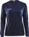 Craft Squad Jersey Solid LS W 1906885 - Navy - XS