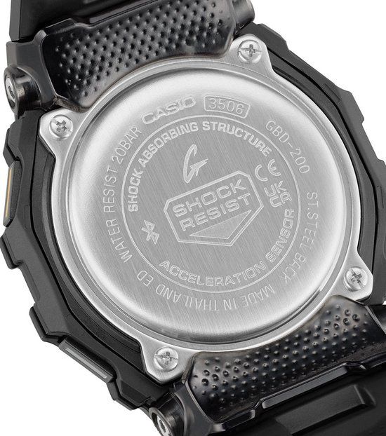 Casio G-Shock G-Squad GBD-200-1A1ER Digital Watch for Men - Black