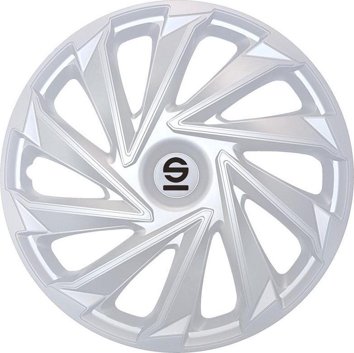 Sparco Wieldoppen Varese 15 Inch Rvs Zilver Set Van 4