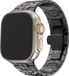 Bandz Titanium band 'Supreme' - Zwart - Geschikt voor Apple Watch 44mm/45mm/46mm/49mm