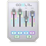 TC Helicon GoXLR MINI-WH Online Broadcast Mixer met USB/Audio-interface en Midas Preamp | Wit