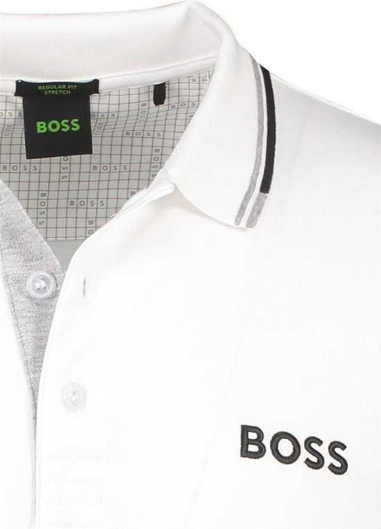 Hugo Boss Paddy Regular Fit Polo - Wit - Heren - Maat XXL
