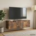 Maison Exclusive - Meuble TV mural chêne fumé 98 x 31 x 30 cm bois d'ingénierie