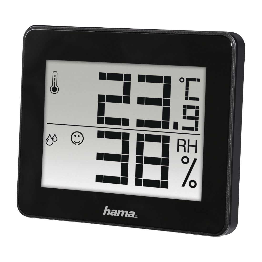 Hama TH-130 - Digital Thermo-Hygrometer - Black
