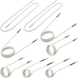 VEVOR Inductieverwarmer Inductiespoelsets, Magnetische Mini-Inductieverwarmerset, Vlamloze Warmteaccessoires 8 Stuks, Hittebestendig Inductieverwarmingsgereedschap met Flexibiliteit