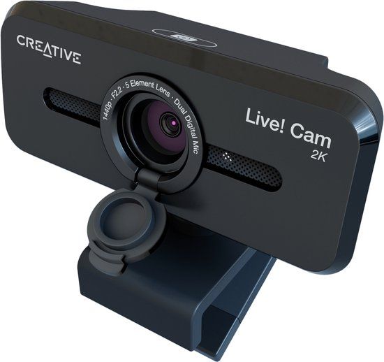 Creative Labs Creative Live! Cam Sync V3 Webcam - 5MP - 1440p - USB 2.0 - Black