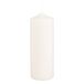 Rayher 3140596 Stompkaars, crème, rond, lengte 20 cm, diameter 7 cm, 100% paraffine, RAL-keurmerk, ronde kaars, doopkaars, communiekaars, kaars blanco voor decoratie en handwerk