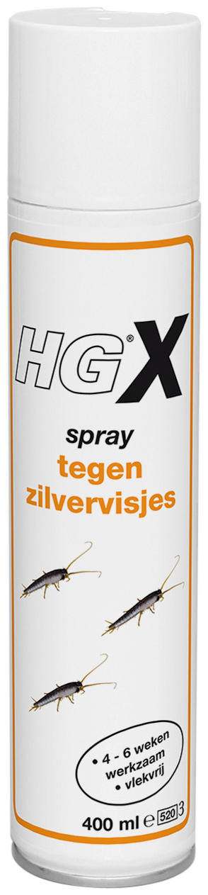 HG HGX spray tegen zilvervisjes