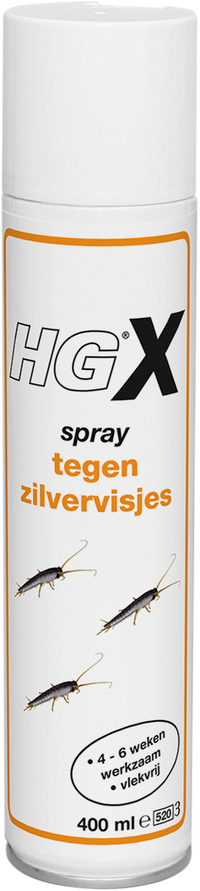 HG X Spray Tegen Zilvervisjes - 400ml