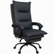 Vinsetto Massage Bureaustoel Polyester, Schuim, MDF, Staal 66L x 74B x 114-121,5H cm Donkergrijs