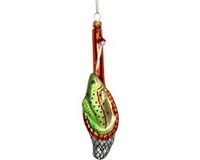 HD Collection Boule de Noël Poisson Verre Multi 16,7 cm