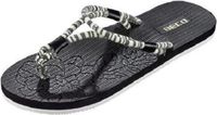 Beco Teenslippers Dames Eva Zwart/wit Maat 39