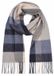 Profuomo foulard laine d'agneau carreaux bleu beige hommes