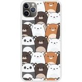 Réunion de Nounours Bedrukt siliconen hoesje compatibel met iPhone 11 Pro Max