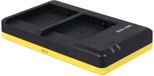 Duo oplader voor Panasonic DMW-BCG10 camera accu's - Zwart