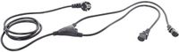 Hawa 1008274 Apparaat (koud) Y-kabel Zwart 2.35 m