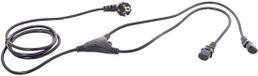 Hawa 1008274 Apparaat (koud) Y-kabel Zwart 2.35 m