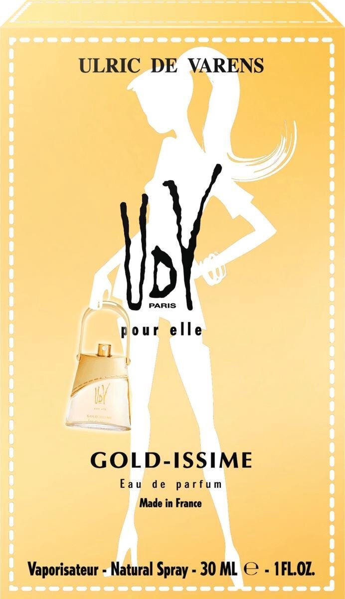 Ulric de Varens UdV Eau de Parfum pour elle Gold Issime, 30 ml