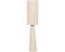 WOOOD Loft Vloerlamp - Metaal/Bouclé - Naturel Met Strepen 130xØ30 cm