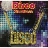 Bristol Novelty Ltd Disco Seventies verkleed ketting - goud kleurig - sieraden - volwassenen - metaal