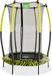 EXIT Toys Exit Tiggy junior trampoline met veiligheidsnet ø140cm - zwart/groen