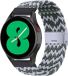 By Qubix Qubix - Braided Nylon Smartwatch Bandje 22mm Groen/Grijs Geschikt voor Garmin Vivoactive 4 / 4L