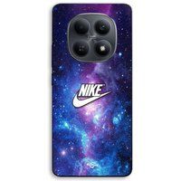 Nike Hoesje voor Xiaomi Redmi Note 15 5G Nike-logo wit en kleurrijke ruimte Maniacase