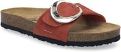 Josef Seibel Hermine 14 Rode Platte Sandalen Dames Leer Maat 38