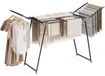 Sèche-linge pliable, 175x56x100 cm, noir