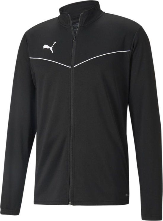 Puma TeamRISE Poly Trainingsjack Junior - Zwart - Maat 140