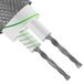 RS PRO Onafgeschermd 7/0,2 mm glasvezel geïsoleerde thermokoppelkabel voor thermokoppel type K, L. 10 m, max. +400 °C, verpakking van 10 meter