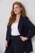 Base Level Curvy B Fashion Brands Europe BASE LEVEL CURVY Yacey Blazer Dark Blue