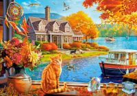 Castorland Puzzle Une Vue sur l'Automne - 500 à 999 pièces