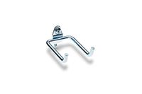 Triton Products Dubbele Rod Pegboard Haak, Pack van 10, Sliver