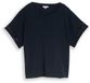 Tom Tailor - T-shirt met losse pasvorm en gehaakte mouwen - Maat M - sky captain blue
