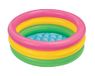Intex 57107NP John Adams Leisure 24-inch Sunset Glow Baby Pool, Pink-Yellow-Green, 1 Size