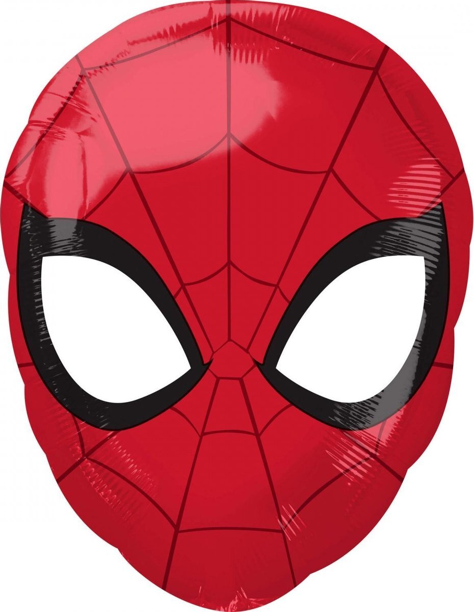 - Spiderman Helium Ballon Hoofd 43cm leeg