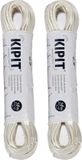 Kipit Waslijn - 2x - 30 meter - PVC - wit