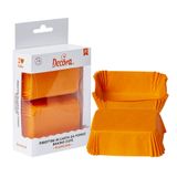 Decora 0339885 Cakevorm Rechthoekig Papier Oranje 36 stuk(s)