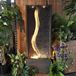 Antigua Jeu d'eau - 125 cm - Aspect ardoise avec éclairage LED et pompe